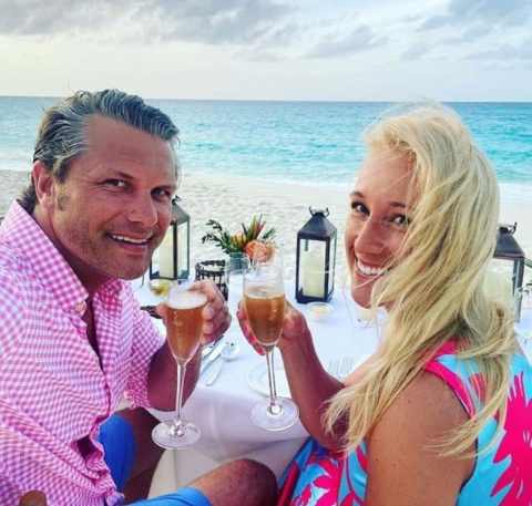 Jennifer Rauchet enjoying vacation with husband